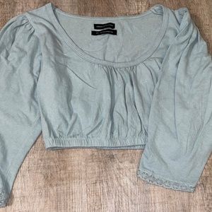 Urban Outfitters Half-Sleeve Crop Top Size M